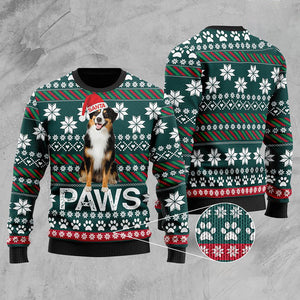 Australian Shepherd Santa Printed Christmas Ugly Sweater, Christmas Ugly Sweater, Christmas Gift, Gift Christmas 2022