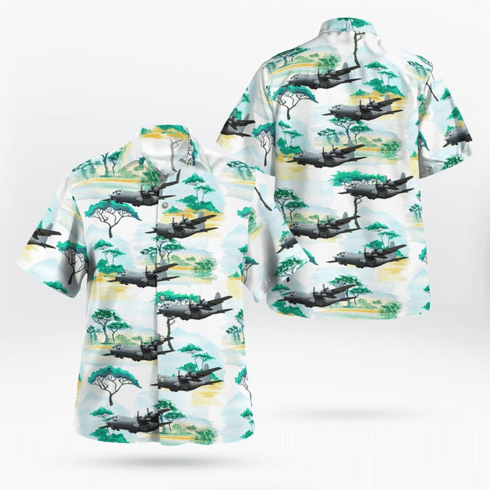 Austrian Air Force Lockheed C-130K Hercules Hawaiian Shirt,Hawaiian Shirt Gift,Christmas Gift