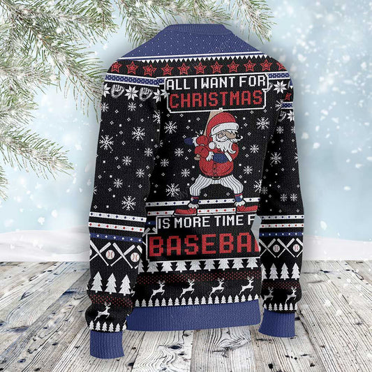 Baseball Lovers Gift All I Want For Christmas Sweater, Christmas Gift, Gift Christmas 2024