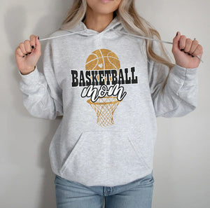 Basketball Mom Sweatshirt, Gift For Basketball Player, Basketball Mom Hoodie, Basketball Team, Basketball Coach Sweatshirt