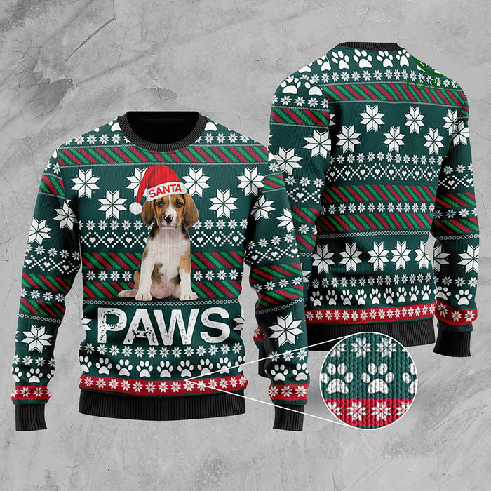 Beagle Santa Printed Christmas Ugly Sweater, Christmas Gift, Gift Christmas 2022