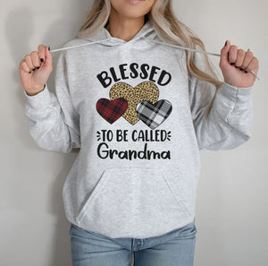 Blessed To Be Called Grandma Heart Leopard, Mother's Day Sweatshirt