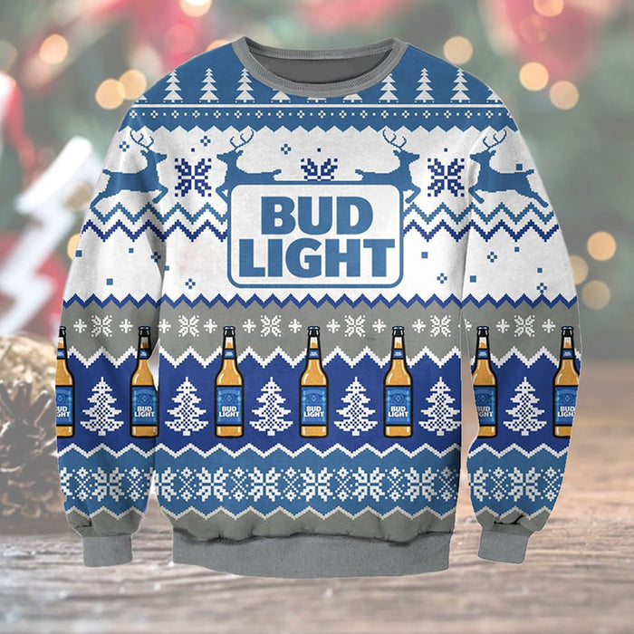 Bud Light Beer Ugly Christmas Sweater Tshirt Hoodie Apparel,Christmas Ugly Sweater,Christmas Gift,Gift Christmas 2022