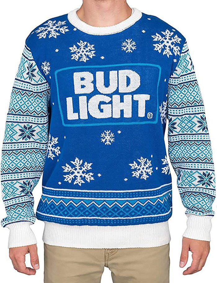 Bud Light Classic Ugly Sweater Christmas, Christmas Ugly Sweater, Christmas Gift, Gift Christmas 2022
