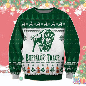 Buffalo Trace Whisky Green Ugly Sweater Christmas Tshirt Hoodie Apparel,Christmas Ugly Sweater,Christmas Gift,Gift Christmas 2022