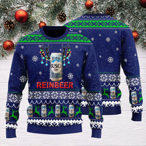 Busch Latte Reinbeer Christmas Sweater, Christmas Ugly Sweater, Christmas Gift, Gift Christmas 2022