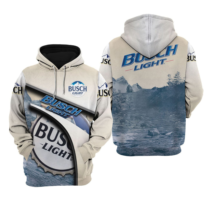 Busch Light beer Full Printed 3D hoodie, Christmas Ugly Sweater, Christmas Gift, Gift Christmas 2024