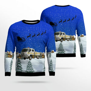Bush Fire Service Isuzu Rural Tanker Ugly Sweater, Christmas Ugly Sweater, Christmas Gift, Gift Christmas 2022