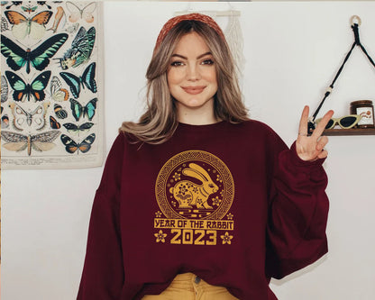 AN BHLIAIN NUA SÍNÉIS 2023 Bliain Na mBan Coinín Fir Páistí T-Léinte