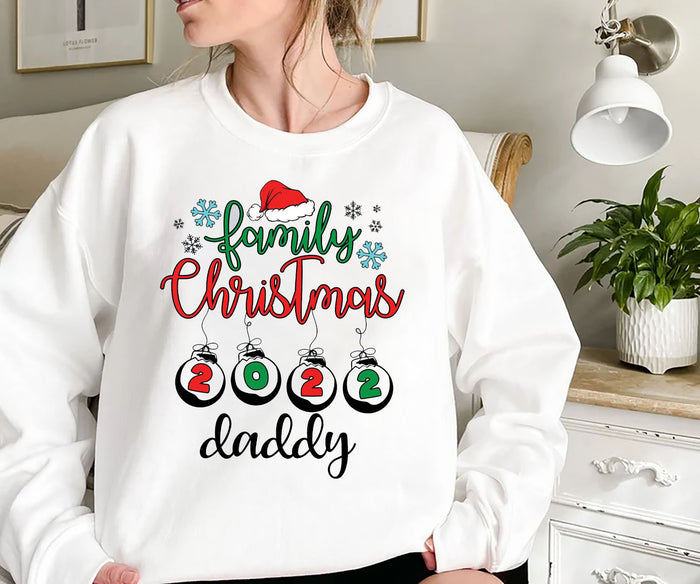 Christmas Daddy Sweatshirt, Daddy's Christmas Sweatshirt, Christmas Dad Gift, Christmas Sweatshirt For Dad, Dad's Christmas Outfit