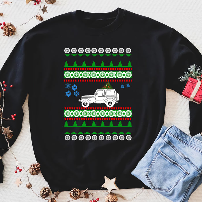 Camping trail mudder its a Jeep, best gift for strong men - funny sweatshirt gifts christmas ugly sweater for men and women