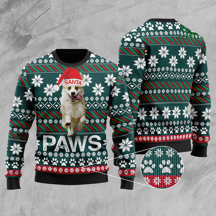 Cardigan Welsh Corgi Santa Printed Christmas Ugly Sweater, Christmas Ugly Sweater, Christmas Gift, Gift Christmas 2024