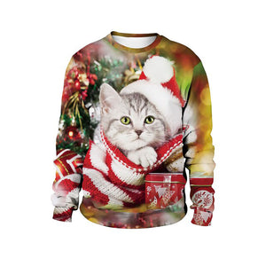 Cat Merry Christmas Sweater, Christmas Gift, Gift Christmas 2022