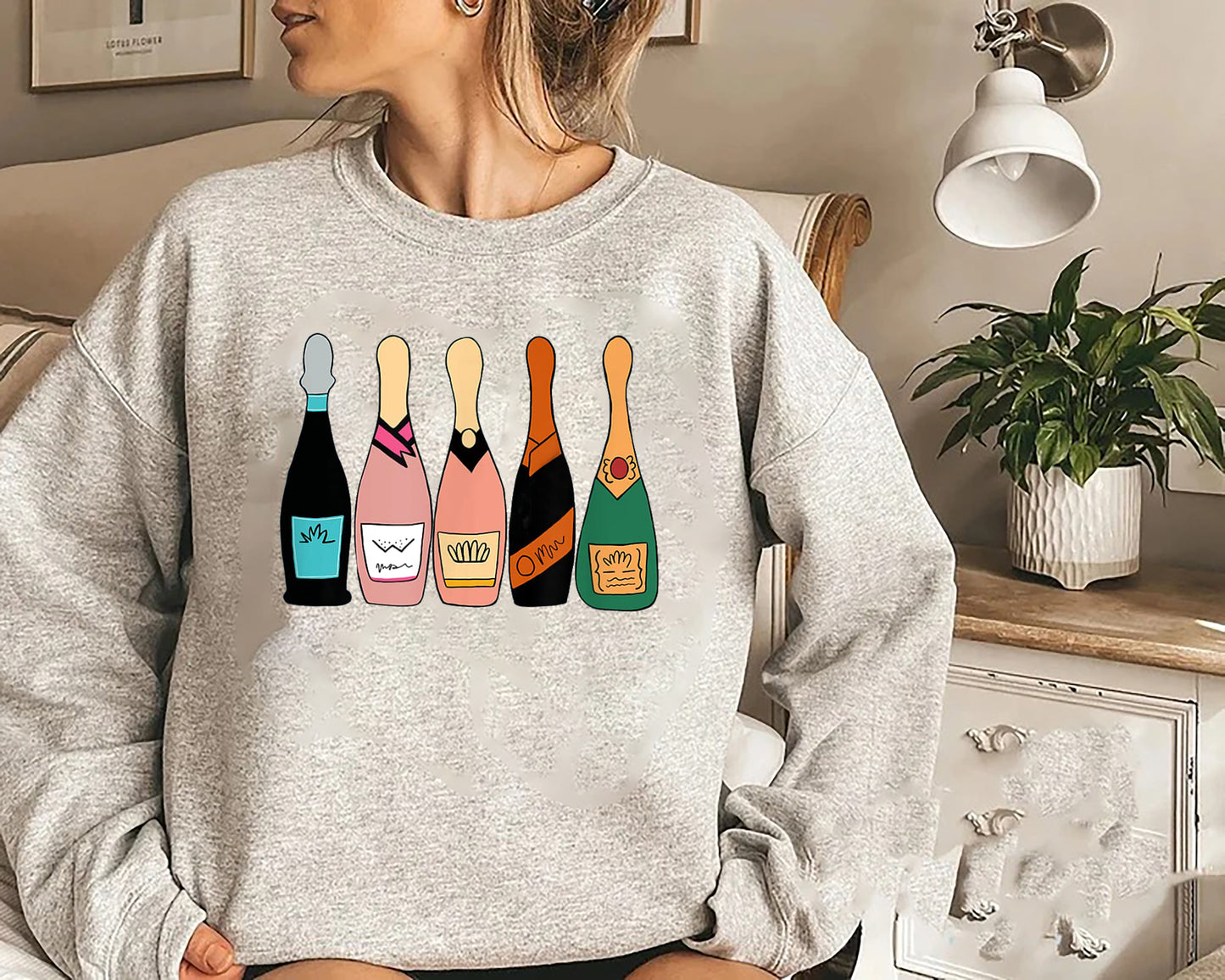 Champagne For Breakfast Brunch Day Drinking Sweatshirt