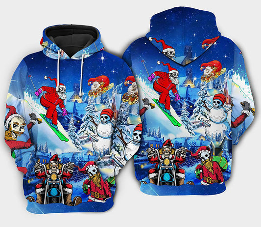 Nollag Le Hoodie Skull 3D geansaí, geansaí Nollag gránna, bronntanas Nollag, bronntanas Nollag 2024