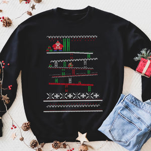 Christmas - Santa in the games funny sweatshirt gifts christmas ugly sweater for men and women