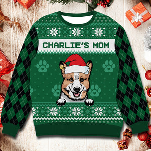 Christmas 3d Sweatshirt, Custom Dog Sweatshirt - Dog Mom Dog Dad