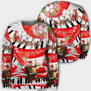 Christmas Love Music Hoodie, Christmas Ugly Sweater, Christmas Gift, Gift Christmas 2022
