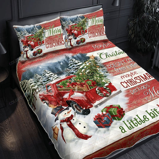Christmas Means A Little Bit More Quilt Bedding Bedroom Set Bedlinen 3D,Bedding Christmas Gift,Bedding Set Christmas