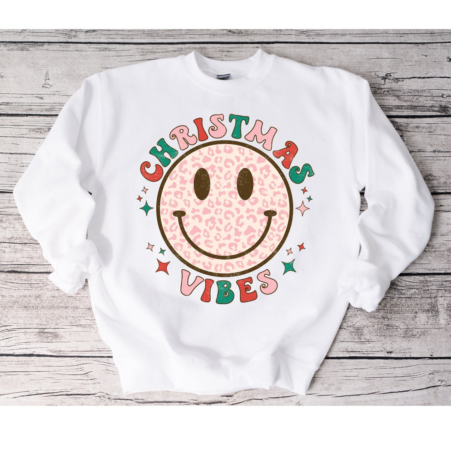 Christmas Smiley Face Sweatshirt, Christmas Sweatshirt, Christmas Smiley Shirt, Family Matching Christmas Sweaters, Christmas Vibes Shirt