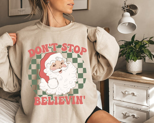 Christmas Sweatshirt, Womens Christmas Sweatshirt, Retro Christmas Sweater, Holiday Sweaters for Women