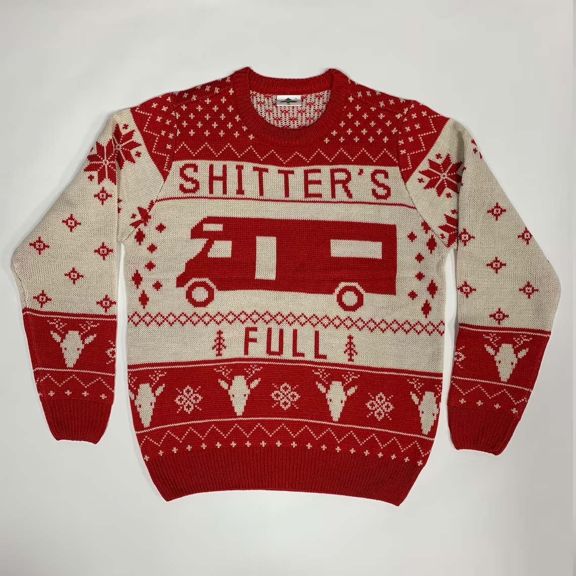 Christmas Vacation Shitter's Full Ugly Christmas Sweater Red,Christmas Ugly Sweater,Christmas Gift,Gift Christmas 2022