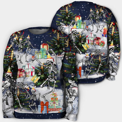 Damhsa cloigeann Nollag sona Hoodie 3D, Geansaí Gránna Nollag, Bronntanas Nollag, Bronntanas Nollag 2024