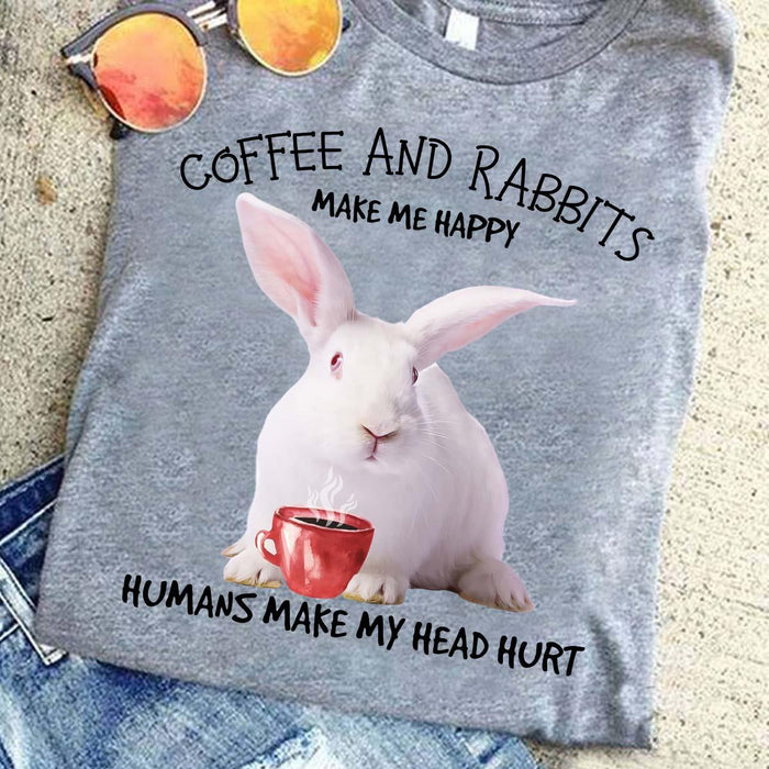 Coffee and rabbits T shirts