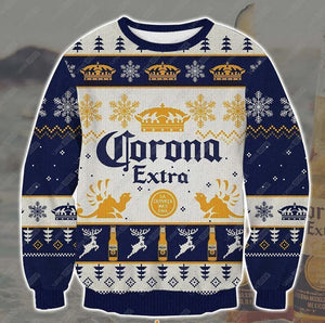 Corona Extra 3D Print Christmas Sweater Tshirt Hoodie Apparel,Christmas Ugly Sweater,Christmas Gift,Gift Christmas 2022