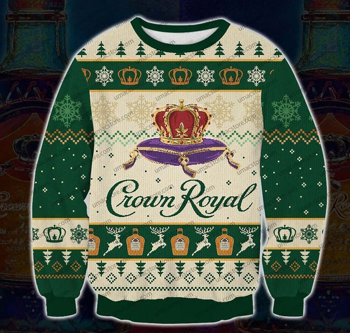 Crown Royal Apple 3D Print Christmas Sweater Tshirt Hoodie Apparel,Christmas Ugly Sweater,Christmas Gift,Gift Christmas 2022