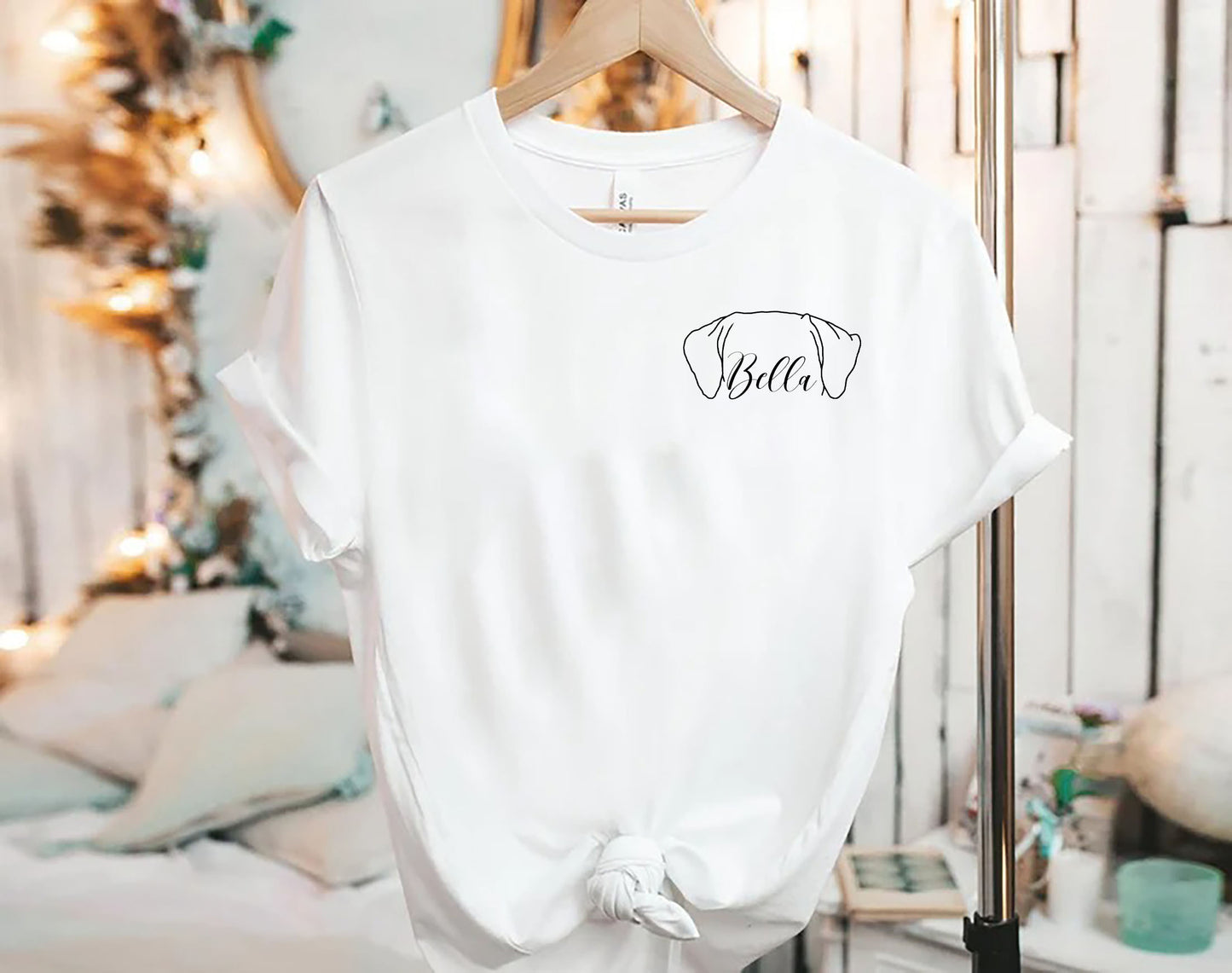 Custom Name Dog Ears Sweatshirt, Dog Mom Sweatshirt, Dog Lover Sweatshirt, Dog People Sweatshirt, Pet Lover Sweatshirt