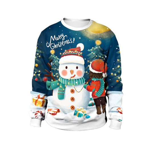 Cute Snowman Merry Christmas sweater, Christmas Ugly Sweater, Christmas Gift, Gift Christmas 2024