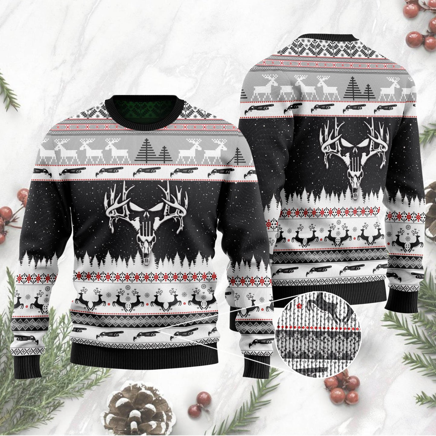 Deer Hunting Ugly Sweater, Christmas Ugly Sweater, Christmas Gift, Gift Christmas 2024