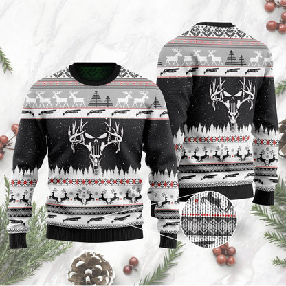 Deer Hunting Ugly Sweater, Christmas Ugly Sweater, Christmas Gift, Gift Christmas 2024