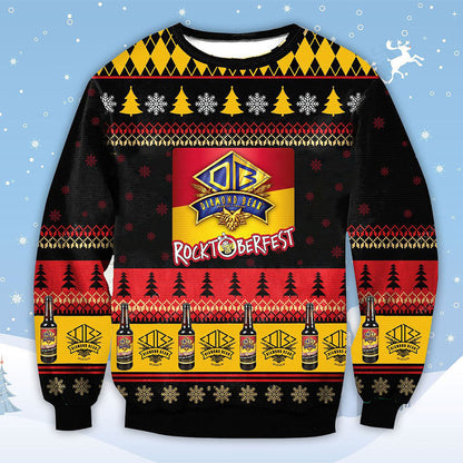 Diamond Bear Rrocktoberfest beer Christmas Ugly Sweater, Christmas Ugly Sweater, Christmas Gift, Gift Christmas 2024