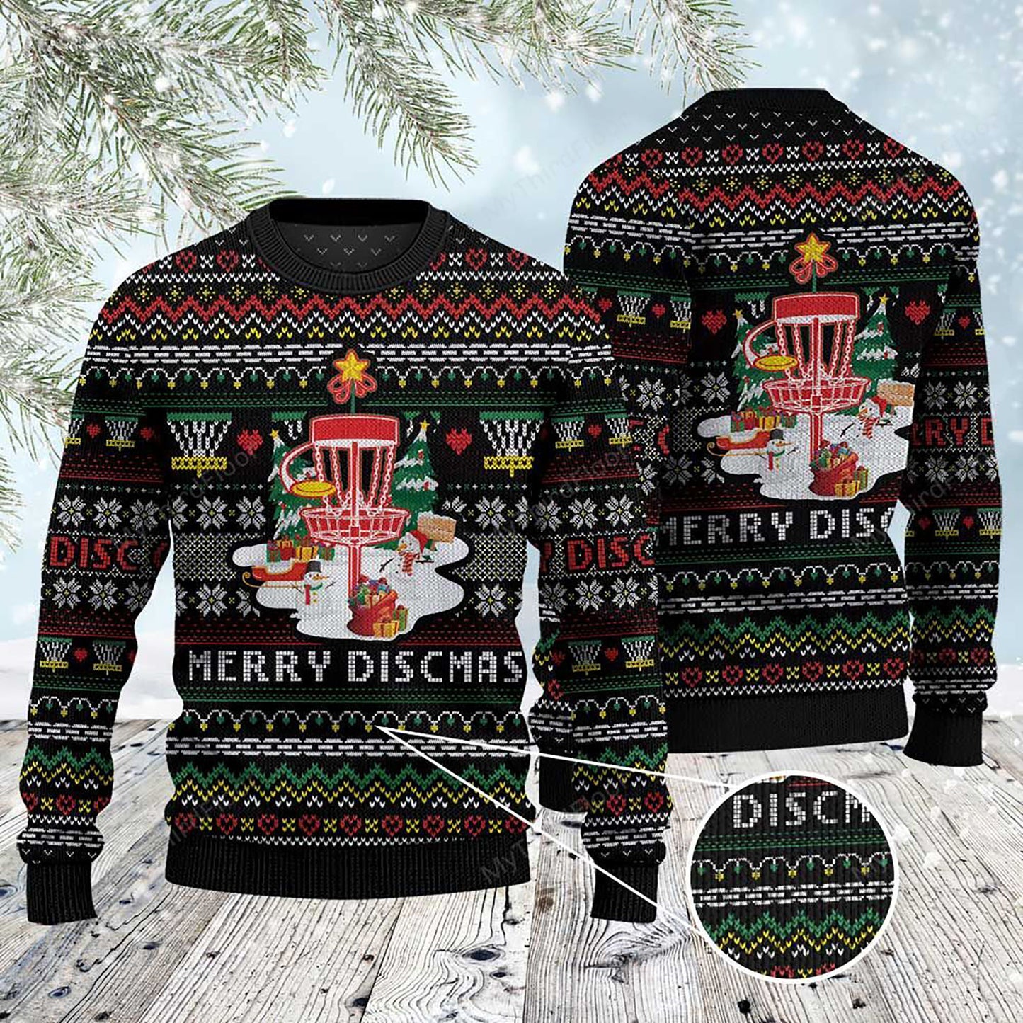 Disc Golf Lovers Gift Merry Discmas All Over Sweater, Christmas Ugly Sweater, Christmas Gift, Gift Christmas 2024