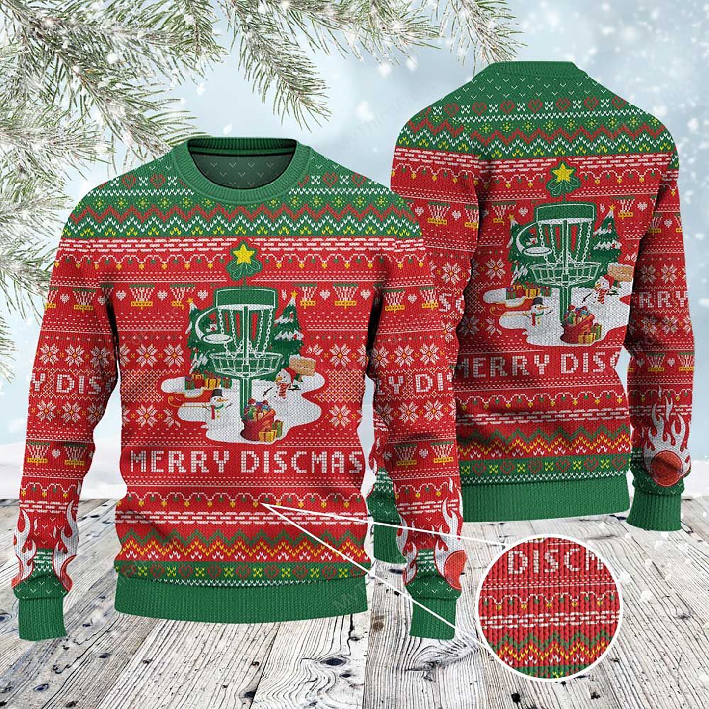 Disc Golf Lovers Merry Discmas Christmas Gift All Sweater, Christmas Ugly Sweater, Christmas Gift, Gift Christmas 2024