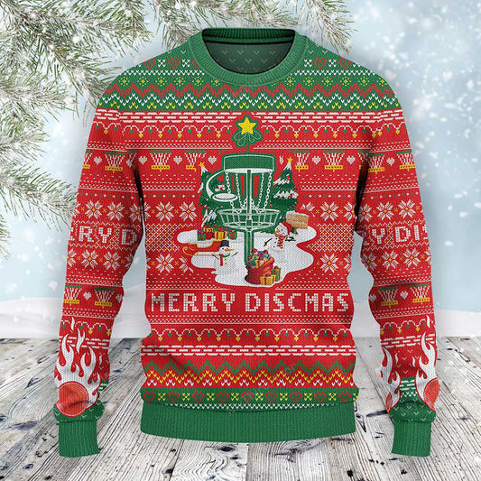 Disc Golf Lovers Merry Discmas Christmas Gift All Sweater, Christmas Ugly Sweater, Christmas Gift, Gift Christmas 2024