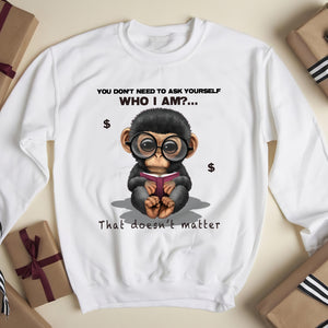 Don't ask me, be myself! funny sweatshirt gifts christmas ugly sweater for men and women