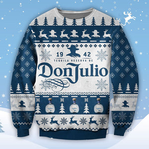 Donjulio Tequila Reservade 1942 Ugly Sweater Christmas, Christmas Ugly Sweater, Christmas Gift, Gift Christmas 2024