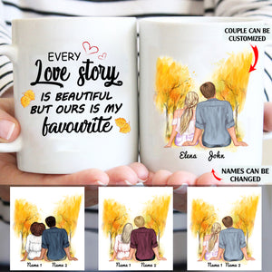 Every love story is beautiful but ours is my favourite custom christmas mugs