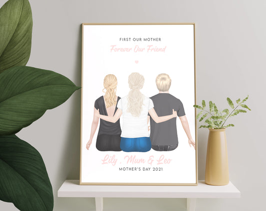 Pictiúr Pearsanta Priontála Lá na Máithreacha Nice, Bronntanas do Mhama, Bronntanas Uathúil do Mhama, Bronntanas Pearsantaithe Lae na Máithreacha Ó Iníon, Bronntanas Lá na Máithreacha Pearsanta Ó Mhac