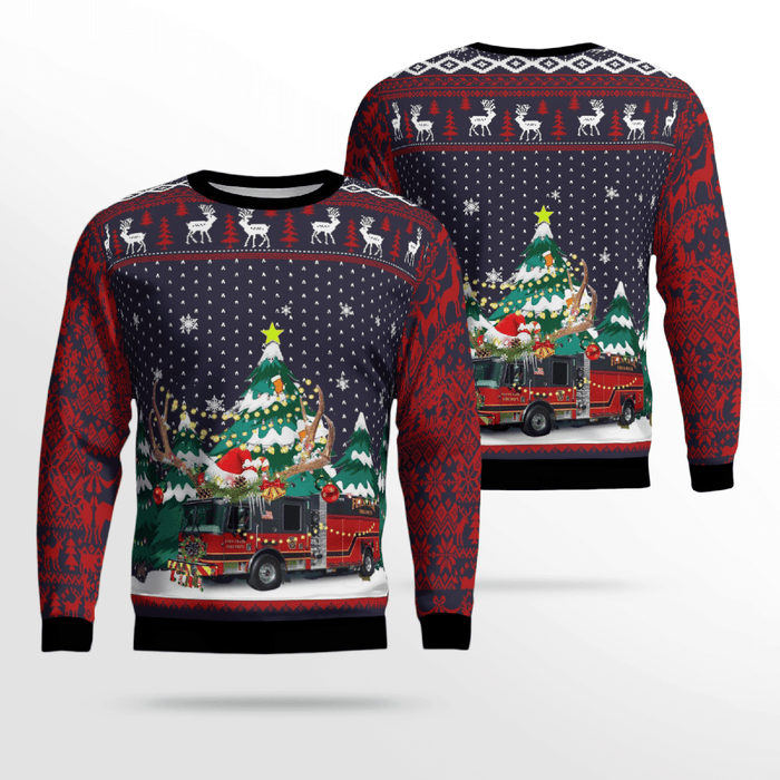Fern Creek Fire Department Christmas Ugly Sweater, Christmas Ugly Sweater, Christmas Gift, Gift Christmas 2022