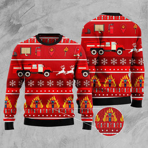 Firefighter Christmas sweater hot 2022, Christmas Ugly Sweater, Christmas Gift, Gift Christmas 2022