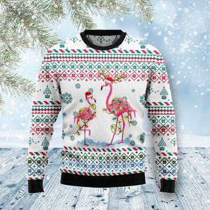 Flamingo Christmas Reunion Ugly Christmas Sweater, Christmas Ugly Sweater, Christmas Gift, Gift Christmas 2024