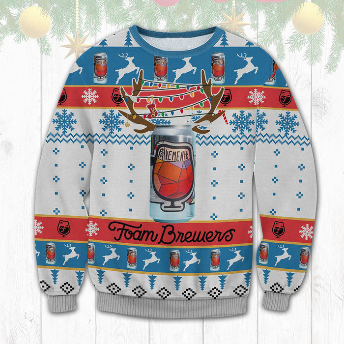 Foam Brewers beer IPA Christmas Ugly Sweater, Christmas Ugly Sweater, Christmas Gift, Gift Christmas 2024