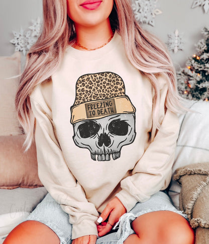 Reo le geansaí UNISEX, geansaí Nollag, geansaí Retro Nollag, geansaí reoite chun báis,