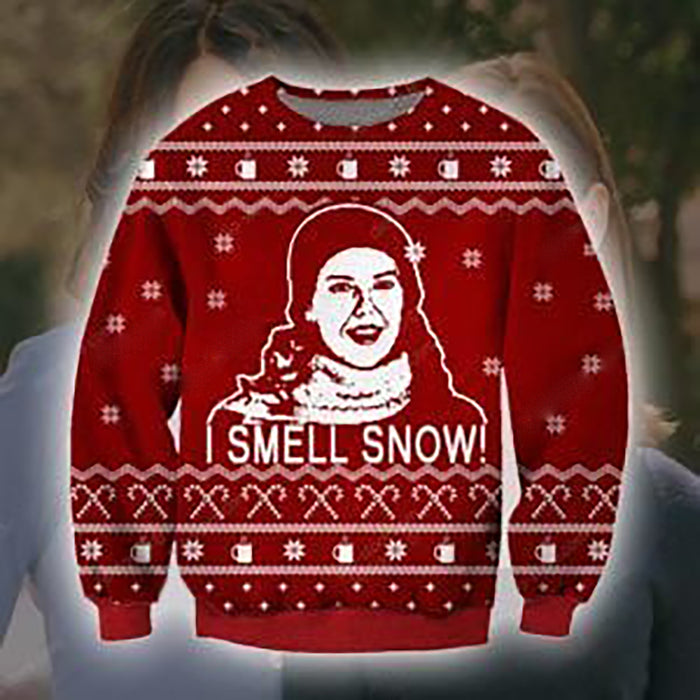 Gilmore Girls I smell Snow Ugly Christmas Sweater, Christmas Ugly Sweater, Christmas Gift, Gift Christmas 2024