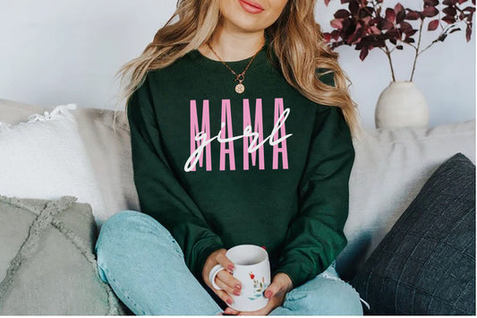 Girl Mama Girl Mom of Girls Mother's Day Sweatshirt