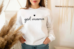 Girl Mama Sweatshirt, Girl Mom Shirts, Gift For Mom, Funny Mom Life Tshirt, Cute Mom Hoodies, Mothers Day Gifts